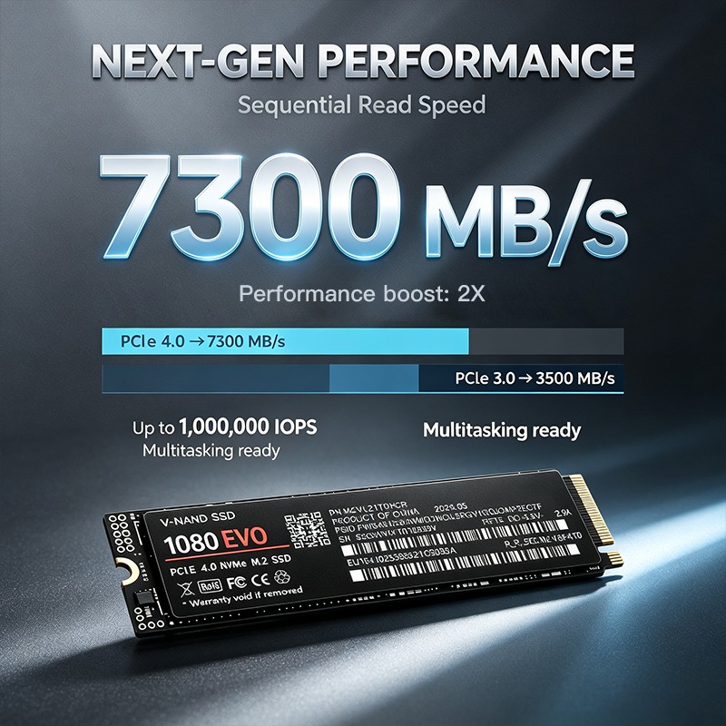 YENİ Yüksek Performanslı 1080  - M.2 Nvme 4Tb Pcie 4.0 Ssd incelemesi ve fiyatı