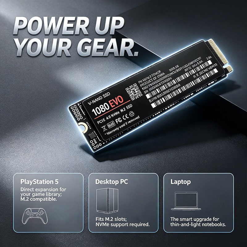 YENİ Yüksek Performanslı 1080  - M.2 Nvme 4Tb Pcie 4.0 Ssd incelemesi ve fiyatı