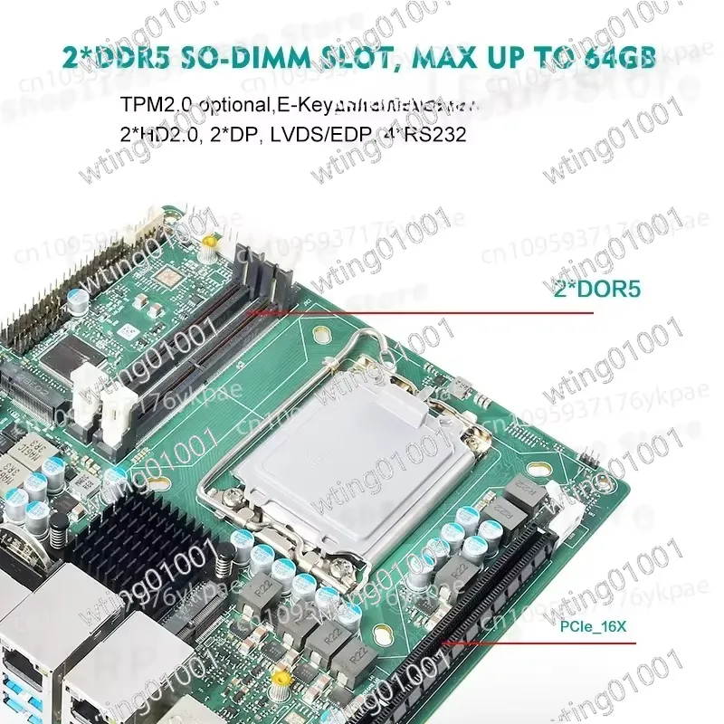 13. Nesil Mini ITX Anakart LGA - Lga 1700 Ddr5 Itx Motherboard incelemesi ve fiyatı