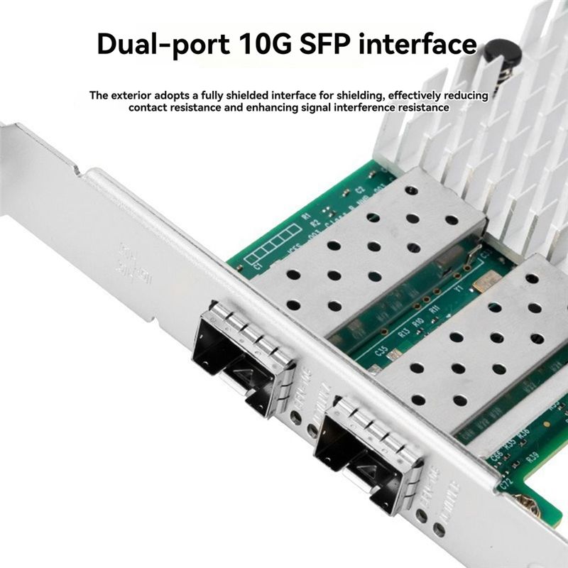 Verimli X520-DA1 Çift Portlu 1 - 10Gb Sfp+ Pcie Network Card Dual Port incelemesi ve fiyatı